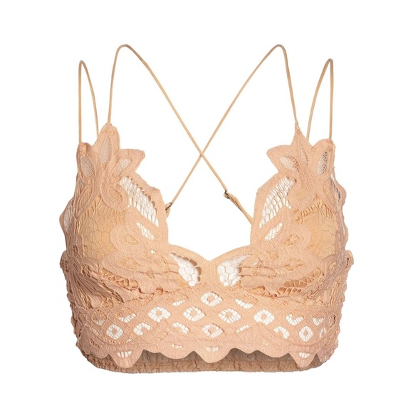 Free People Lace Bralette in Peach - Picture 5 of 5